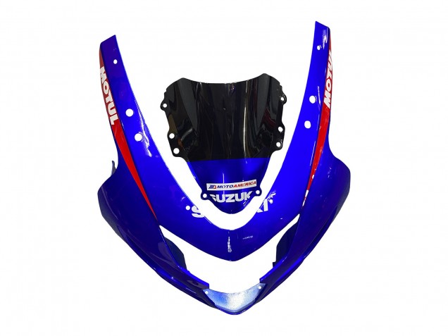 Carénages Moto Suzuki GSXR 600 / GSXR 750 2004-2005 - Bleu Rouge Noir Motul Dunlop