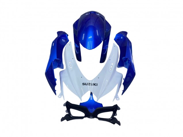 Kits Carénage Moto Suzuki GSXR 600 / GSXR 750 2008-2010 - Bleu Blanc Rouge