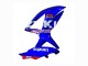 Carénages Moto Suzuki GSXR 600 / GSXR 750 2008-2010 - Blanc Bleu Rose Ecstar Motul