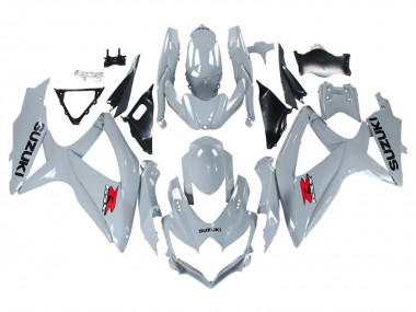 Carénages Moto Suzuki GSXR 600 / GSXR 750 2008-2010 - Gris Brillant Abordables