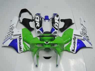 Carénages Moto Kawasaki ZX9R 1994-1997 - Vert Blanc Bleu Abordables