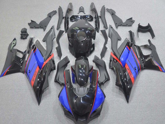 Carénages Moto Yamaha YZF R3/R25 2015-2018 - Bleu Rouge Noir Brillant
