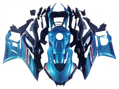 Carénage Moto Yamaha YZF R3/R25 2019-2021 - Bleu Noir Abordables
