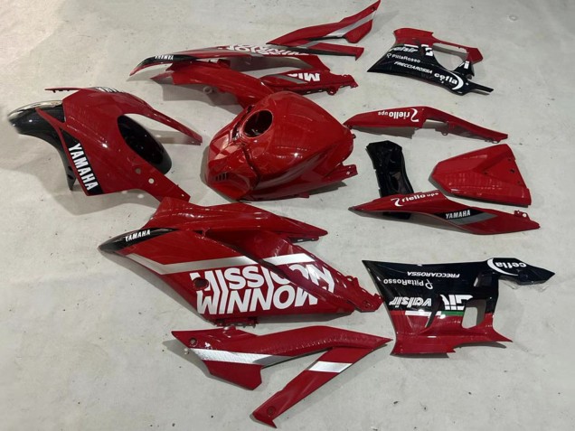 Carénages Moto Yamaha YZF R3/R25 2019-2021 - Rouge Foncé Blanc Argent Noir Valsir