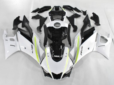 Carénages Moto Yamaha YZF R3/R25 2019-2021 - Blanc Vert Noir Abordables