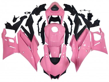 Carénage Moto Yamaha YZF R3/R25 2022-2024 - Rose Noir Abordables