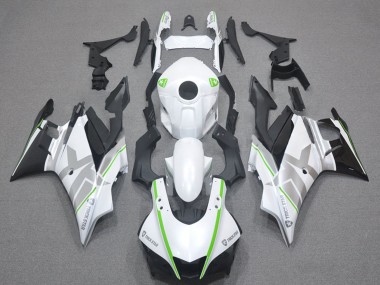 Carénages Moto Yamaha YZF R3/R25 2022-2024 - Blanc Vert Argent Noir Abordables
