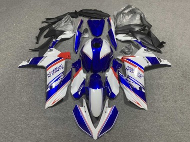 Carénages Moto Yamaha YZF R3/R25 2022-2024 - Bleu Blanc Rouge Semakin Didepan Abordables