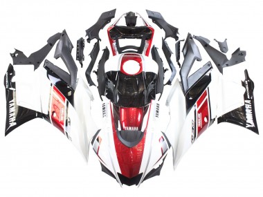 Carénages Moto Yamaha YZF R3/R25 2022-2024 - Blanc Rouge Noir Yamalube Abordables