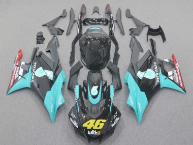 Carénages Moto Yamaha YZF R3/R25 2022-2024 - Bleu Clair Rouge Noir Petronas 46 Abordables