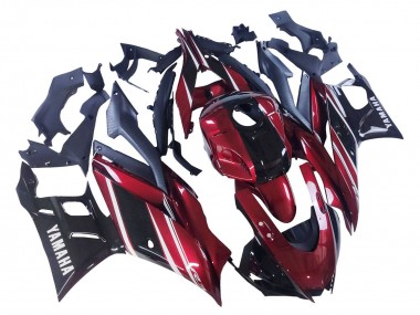 Carénage Moto Yamaha YZF R3/R25 2022-2024 - Rouge Blanc Noir Brillant Abordables