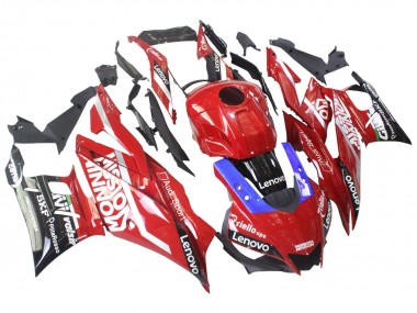 Carénages Moto Yamaha YZF R3/R25 2022-2024 - Rouge Bleu Noir Lenovo Valsir Abordables