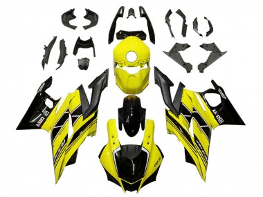 Carénages Moto Yamaha YZF R3/R25 2022-2024 - Jaune Noir Abordables