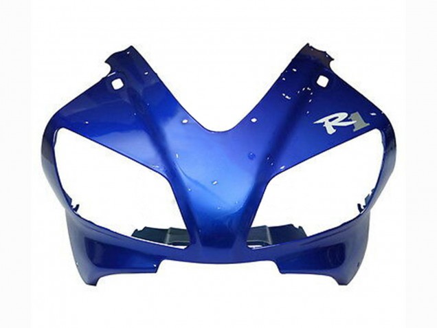 Carénages Moto Yamaha YZF 1000 R1 1998-1999 - Bleu Blanc Noir Brillant