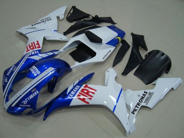 Carénages Moto Yamaha YZF R1 2002-2003 - Blanc Bleu Rouge Fiat Abordables