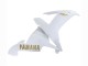Carénages Moto Yamaha YZF 1000 R1 2002-2003 - Blanc Or Décalque
