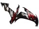 Carénages Moto Yamaha YZF 1000 R1 2004-2006 - Noir Brillant Rouge Flamme
