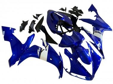 Carénages Moto Yamaha YZF 1000 R1 2004-2006 - Bleu Blanc Abordables
