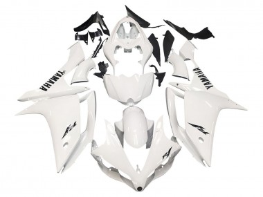 Carénages Moto Yamaha YZF 1000 R1 2007-2008 - Blanc Noir Abordables