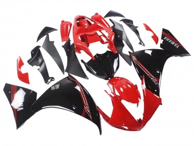 Carénage Moto Yamaha YZF 1000 R1 2009-2011 - Rouge Noir Abordables