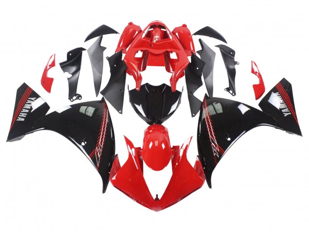 Carénage Moto Yamaha YZF 1000 R1 2009-2011 - Rouge Noir