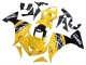 Kits Carénage Moto Yamaha YZF 1000 R1 2009-2011 - Jaune Blanc Noir Bande