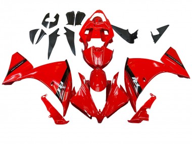 Carénage Moto Yamaha YZF 1000 R1 2012-2014 - Rouge Noir Brillant Abordables