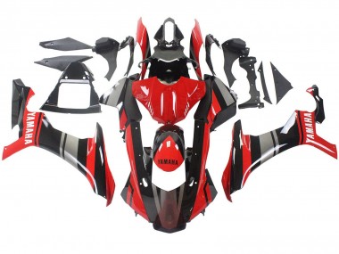 Carénages Moto Yamaha YZF 1000 R1 2015-2019 - Rouge Noir Argent Abordables