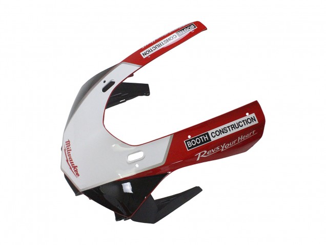 Carénage Moto Yamaha YZF 1000 R1 2015-2019 - Blanc Rouge Noir Milwaukee