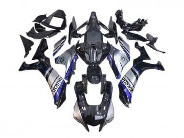Carénages Moto Yamaha YZF 1000 R1 2020-2025 - Argent Bleu Noir BKSOD Abordables
