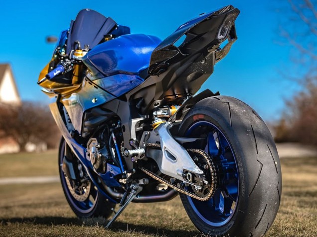 Carénages Moto Yamaha YZF 1000 R1 2020-2025 - Bleu Or