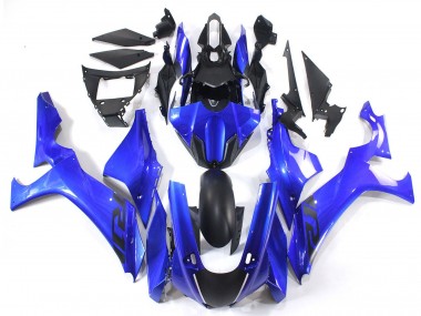 Carénages Moto Yamaha YZF 1000 R1 2020-2025 - Bleu Noir Mat Abordables