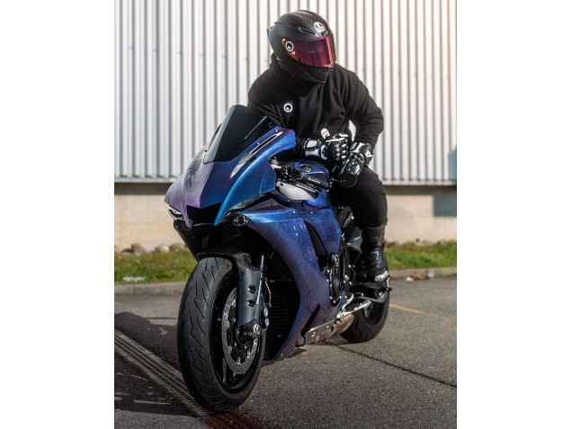 Carénages Moto Yamaha YZF 1000 R1 2020-2025 - Pente Bleu Violet