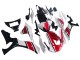 Carénage Moto Yamaha YZF 1000 R1 2020-2025 - Blanc Rouge Noir Brillant