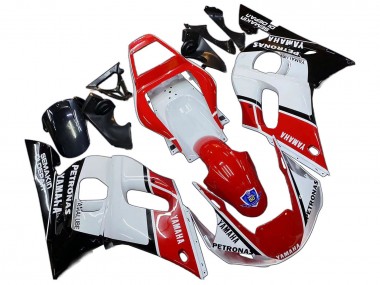 Carénages Moto Yamaha YZF 600 R6 1998-2002 - Blanc Rouge Noir Petronas Yamalube 50th Abordables