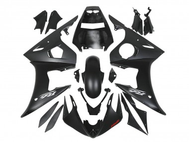 Carénages Moto Yamaha YZF R6S 2006-2009 - Noir Mat Abordables