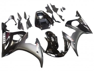 Carénages Moto Yamaha YZF R6S 2006-2009 - Noir Brillant Noir Mat Blanc Décalque Abordables