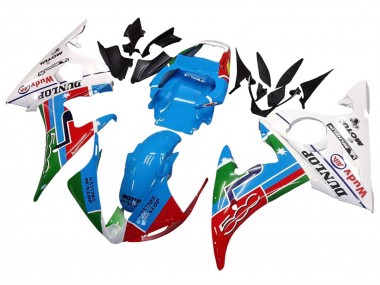 Carénages Moto Yamaha YZF R6S 2006-2009 - Blanc Bleu Vert Rouge Kastinee Dunlop Motul Abordables