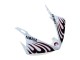 Carénages Moto Yamaha YZF R6S 2006-2009 - Blanc Dark Noir Flamme