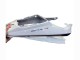 Carénages Moto Yamaha YZF R6S 2006-2009 - Blanc Dark Noir Flamme