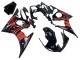 Carénage Moto Yamaha YZF R6 2003-2004 - Noir Brillant Rouge