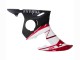 Carénages Moto Yamaha YZF R6 2003-2004 - Rouge Blanc Noir Mat