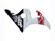 Carénages Moto Yamaha YZF R6 2003-2004 - Blanc Rouge Noir Brillant Motul