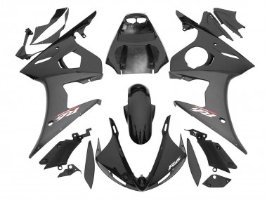 Carénages Moto Yamaha YZF R6S 2006-2009 - Noir Brillant Noir Mat Abordables