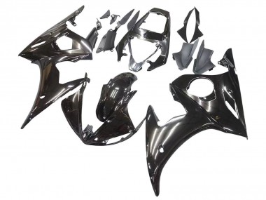 Carénages Moto Yamaha YZF R6 2003-2004 - Noir Brillant Abordables