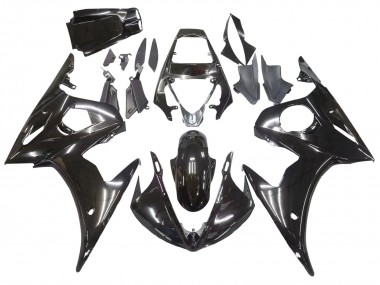 Carénages Moto Yamaha YZF R6S 2006-2009 - Noir Brillant Abordables
