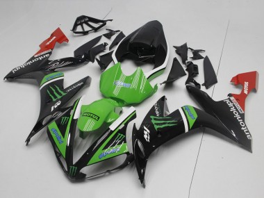 Carénages Moto Yamaha YZF R1 2004-2006 - Noir Brillant Blanc Rouge Vert Monstre Abordables