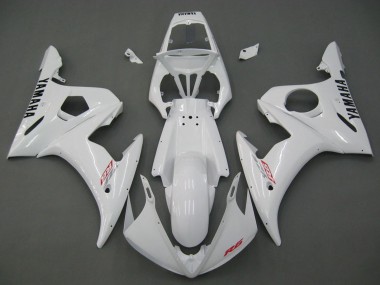 Carénages Moto Yamaha YZF R6S 2006-2009 - Blanc Abordables