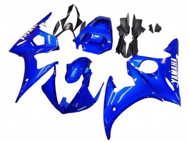 Carénages Moto Yamaha YZF 600 R6 2005 - Bleu Abordables