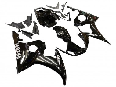 Carénages Moto Yamaha YZF 600 R6 2005 - Noir Brillant Abordables